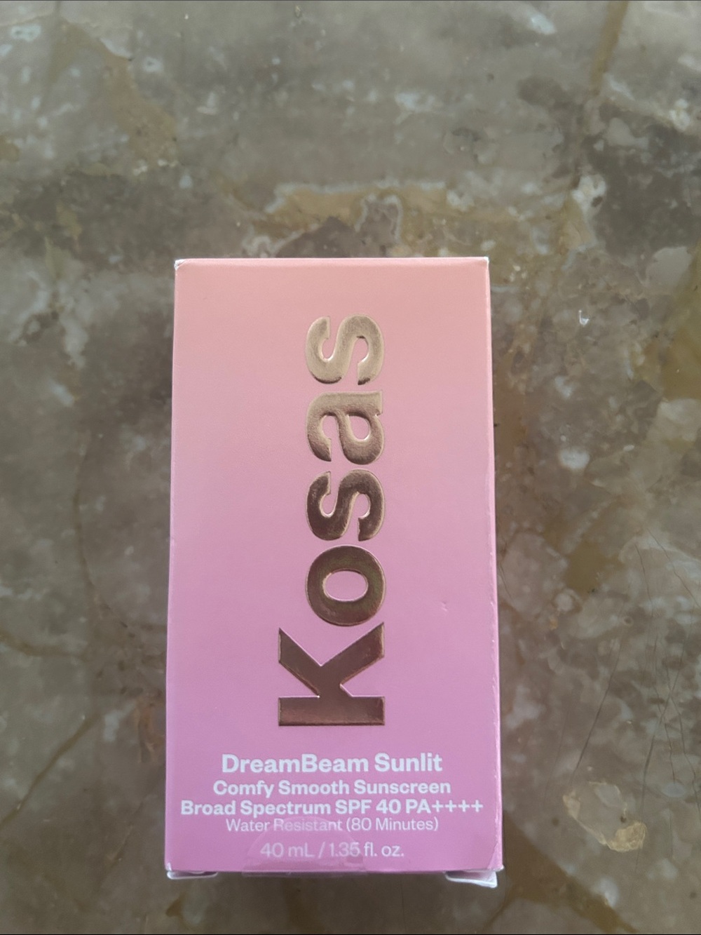 BRAND NEW IN BOX Kosas DreamBeam Sunlit SPF 40 - Pink Gradient Box